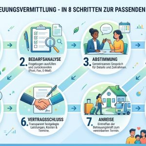 Schritt für Schritt für Adäquate 24h Betreuung