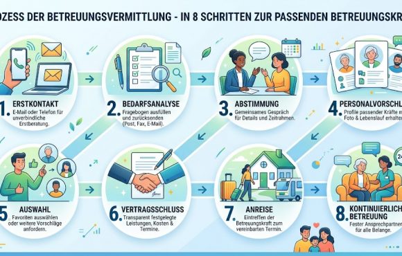 Schritt für Schritt für Adäquate 24h Betreuung